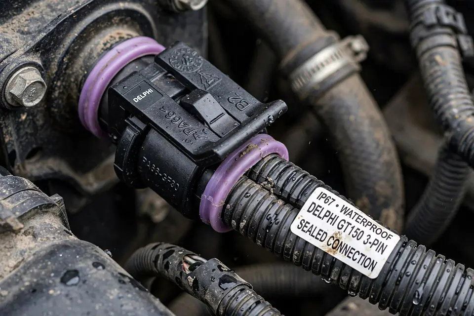 Kit Conector Delphi 3 vías impermeable GT150 Macho/Hembra 2