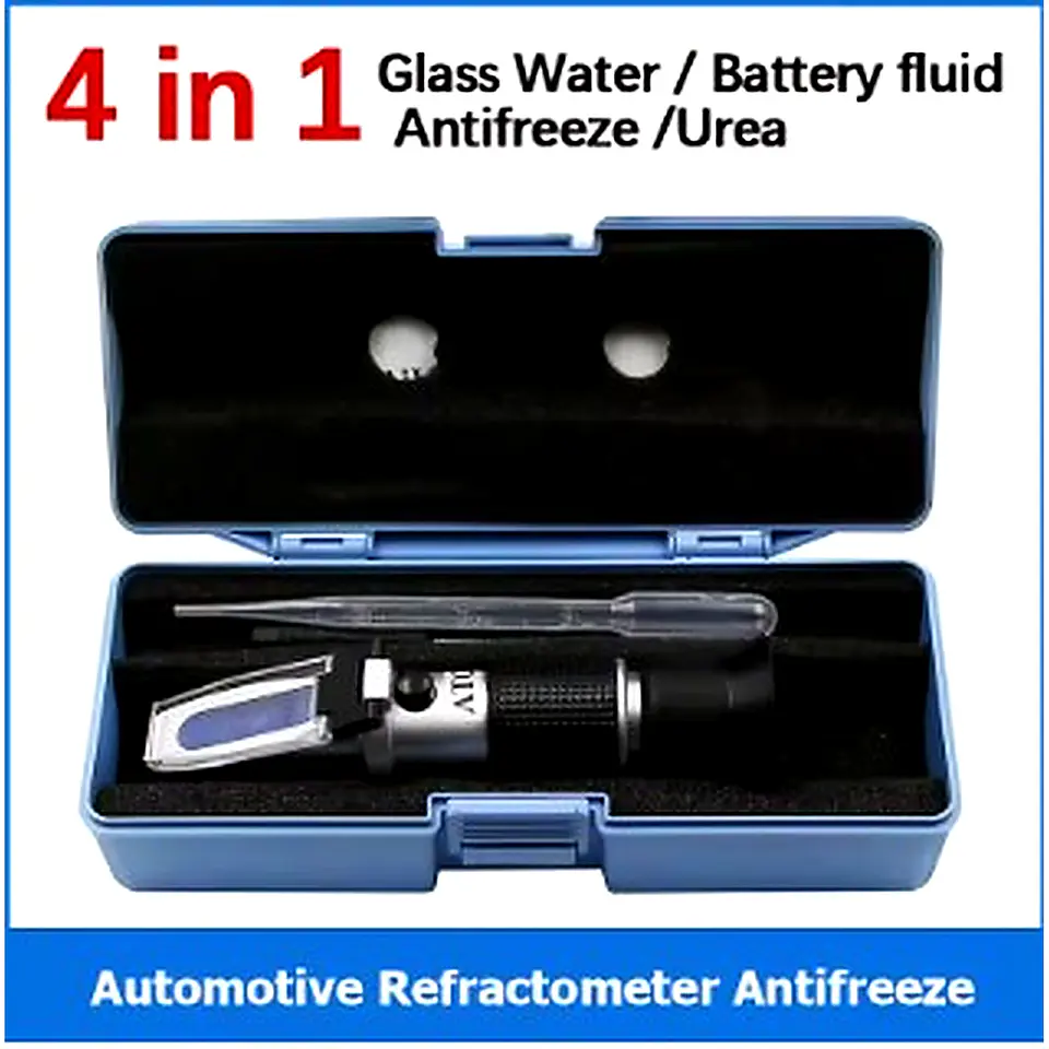 Refractómetro Mecánico Automotriz 4-IN-1- AdBlue, Glicol y Líquido de Batería 3