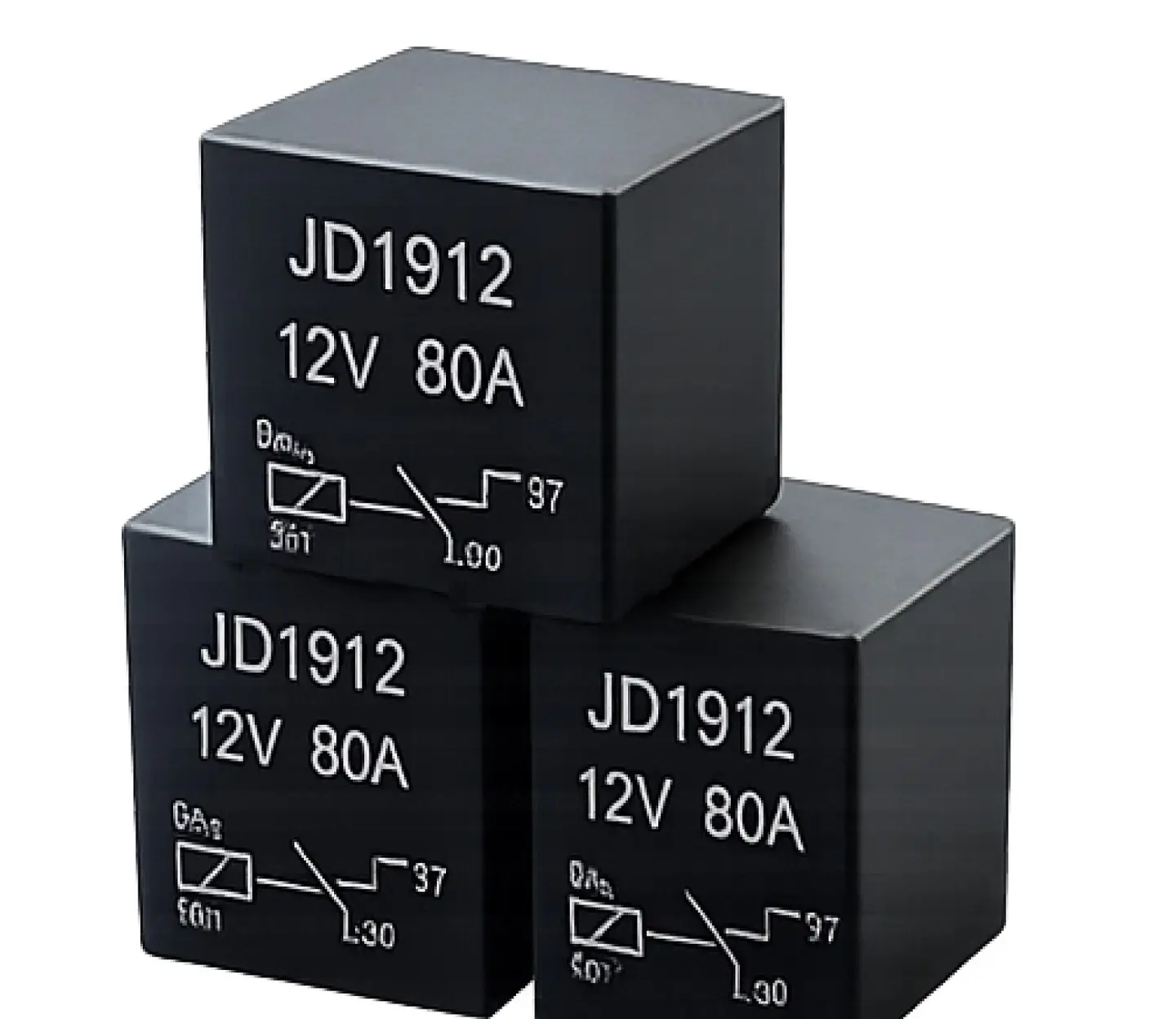 Relé Automotriz De 12v, 4 Pines- 80 Amperios 4