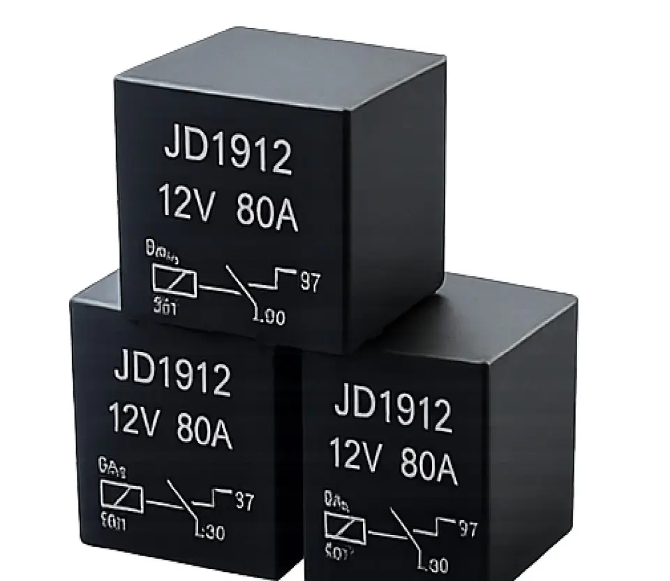 Relé Automotriz De 12v, 4 Pines- 80 Amperios 4