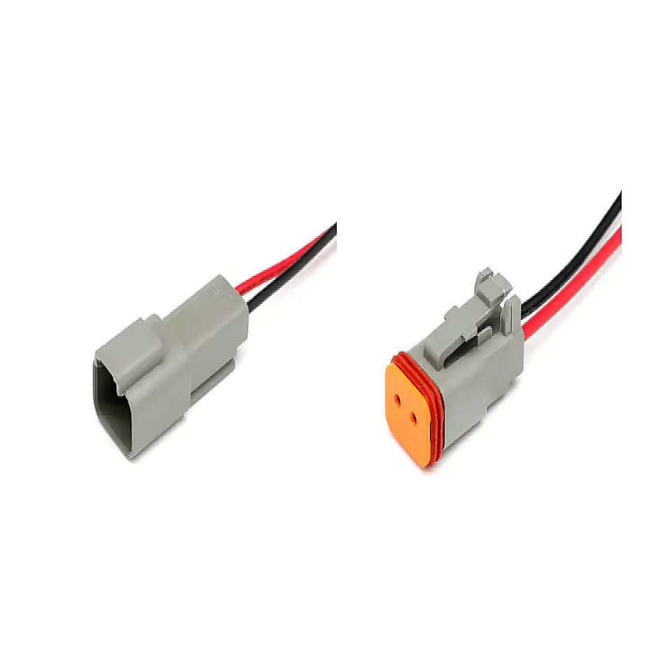 Kit Enchufe Conector Impermeable  DT 2 Pines con Cable (Macho y Hembra) 5