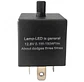 Relé Flasher Intermitente LED de 3 Pines Ajustable 12V - Miniatura 2