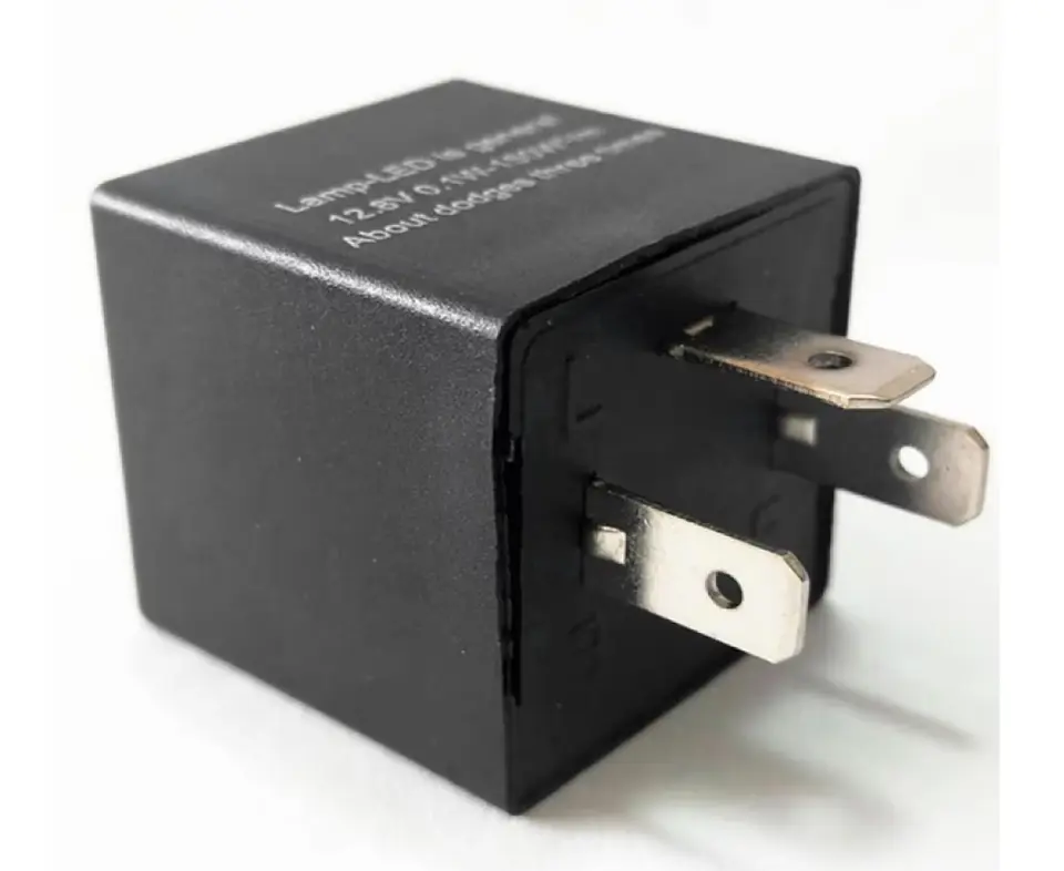 Relé Flasher Intermitente LED de 3 Pines Ajustable 12V 5