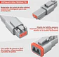 Kit Conector Deutsch DT 2Pines DT04-2P / DT06-2S  - Miniatura 4