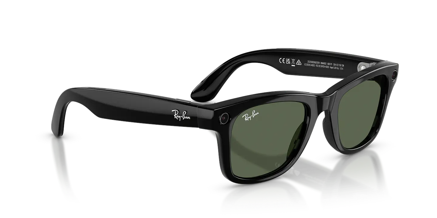 Ray-Ban Meta Wayfarer (2ª Gen) Lente Oscuro 7