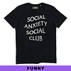 Social Anxiety Social Club Tee - Tee-shirt streetwear