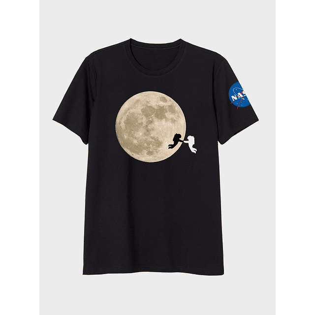 T-Shirt Chegada A Lua Da Nasa