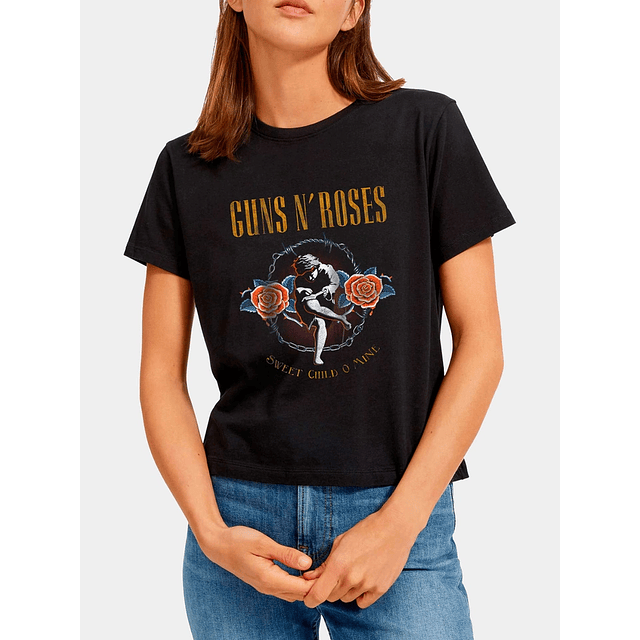 T-Shirt Dos Guns N' Roses Para Adulto