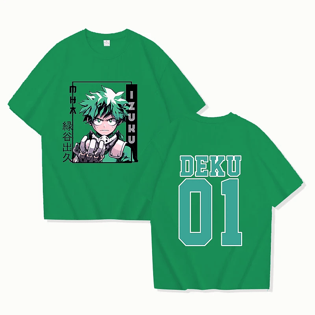 T-shirt d'été drôle Deku 5