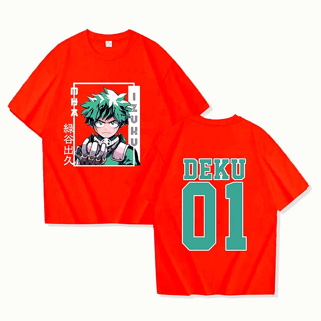 T-shirt d'été drôle Deku 12