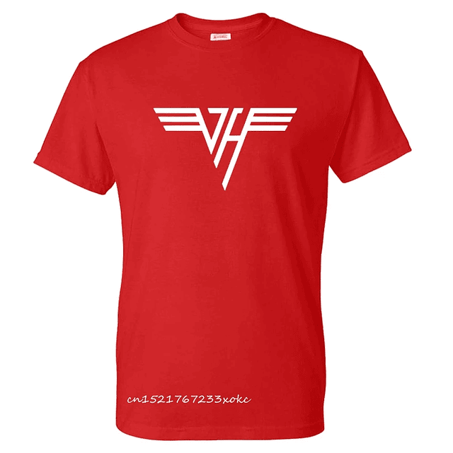 Van Halen T-Shirt Imprimé Hommes Streetwear Décontracté 2