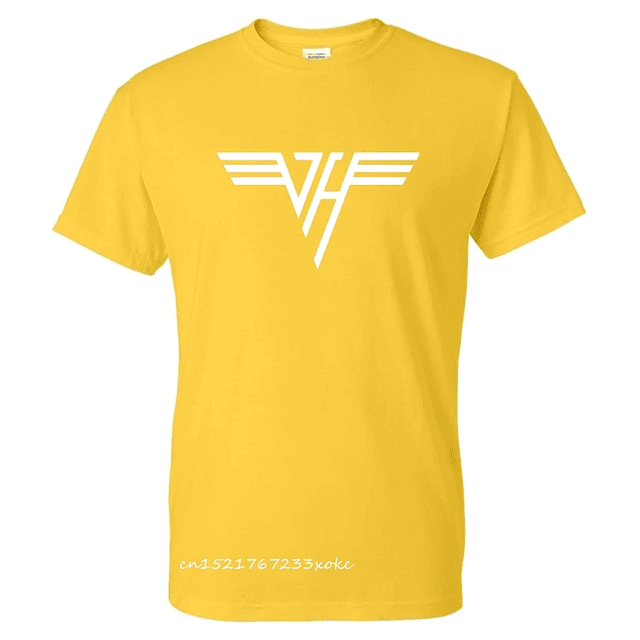 Van Halen T-Shirt Imprimé Hommes Streetwear Décontracté 7