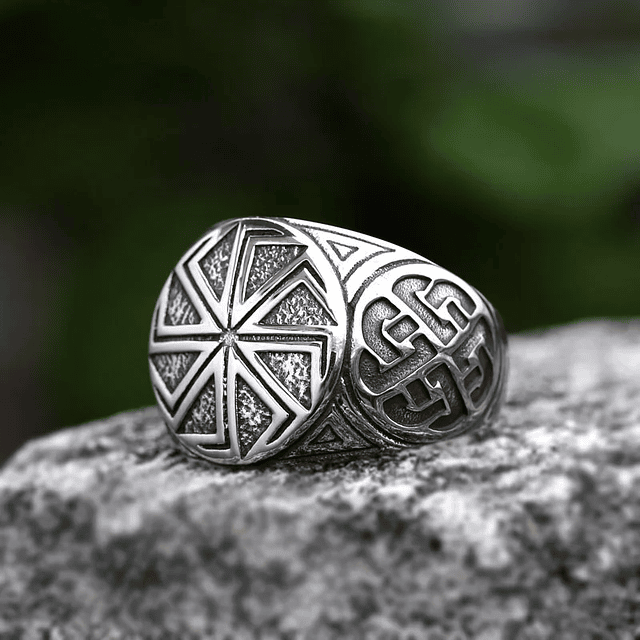 BEIER-Anel Amuleto Viking para Homens, Homem Sacrifício, Chama Nórdica Cercada, Jóias de Alta Qualidade, LLBR8-582R, Nova Loja 1