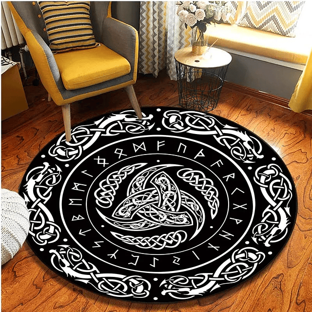 Viking pattern area rug 3