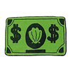 Green Dollar Bark Rug 3