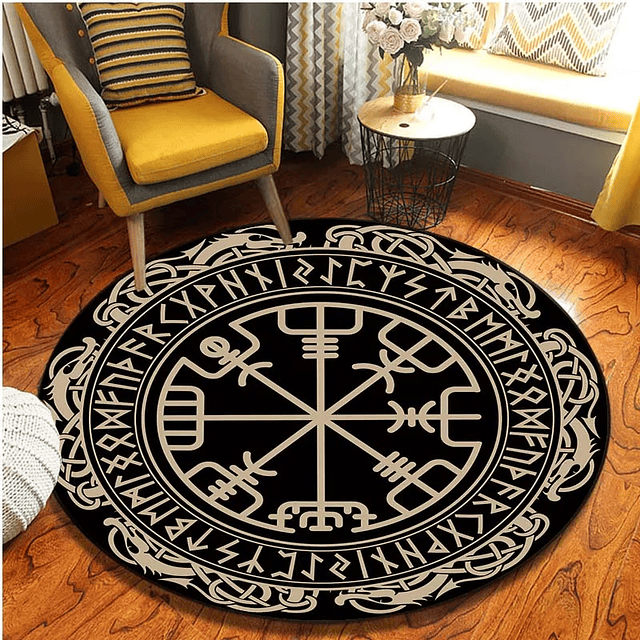 Viking pattern area rug 10