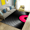 Vintage Vinyl Record Square Carpet 19