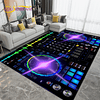 DJ Music Screen Pattern Area Rug 2