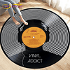 Classical Music Vinyl Record Round Rug 1