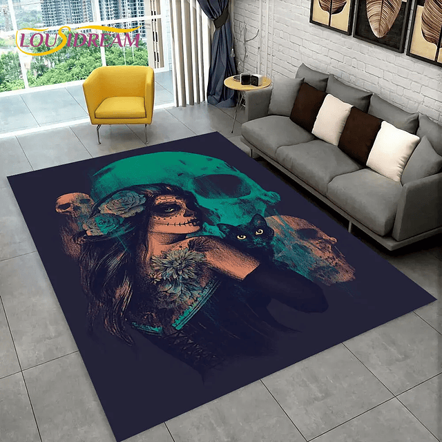 Gothic non-slip rug 19