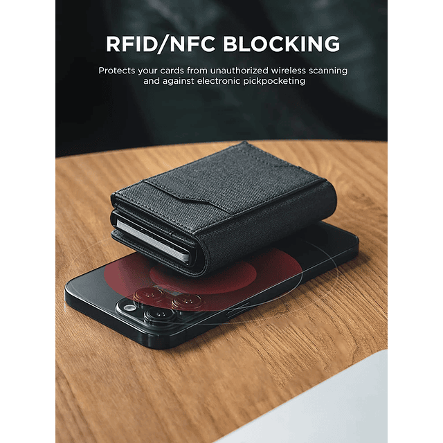 RFID Bloqueio Pop Up Card Wallet 3