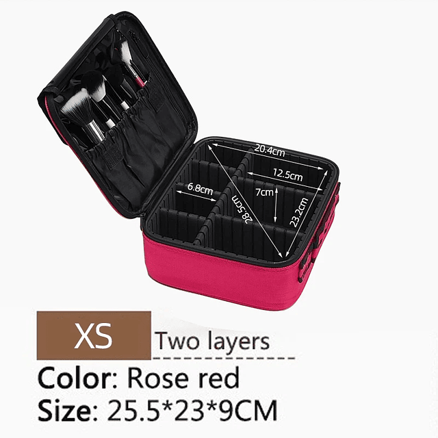 New Upgrade Large Capacity Cosmetic Bag Hot-selling Professinal Women's Travel Makeup Case 10