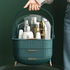 Boîte de rangement de cosmétiques, salle de bains, grande capacité, étanche à l'eau et à la poussière, organisateur de maquillage, soins à domicile, tiroir de rangement de maquillage de peau 4