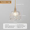 Modern LED glass pendant lamp, living room, European retro pendant lighting, vintage single head lamp, 110-220V 7