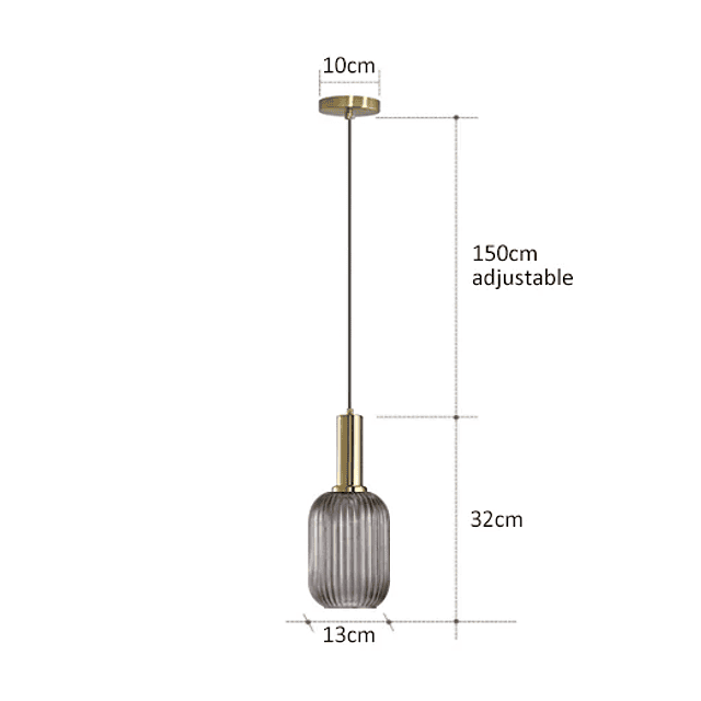 Luces colgantes de cristal retro a todo color, lámpara creativa para sala de estar, lámpara de noche Simple, iluminación LED para Loft colgante, E27 26