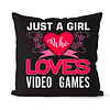 Funda de cojín para fiesta de videojuegos, 45x45cm, controlador de juego, teclado, almohada para Gamer, hogar, deportes electrónicos, decoración de Hotel 19