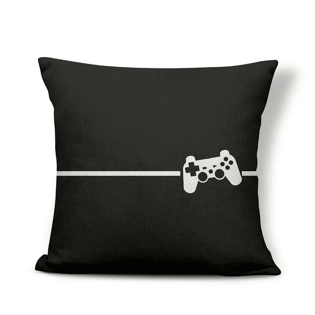 Funda de cojín para fiesta de videojuegos, 45x45cm, controlador de juego, teclado, almohada para Gamer, hogar, deportes electrónicos, decoración de Hotel 54