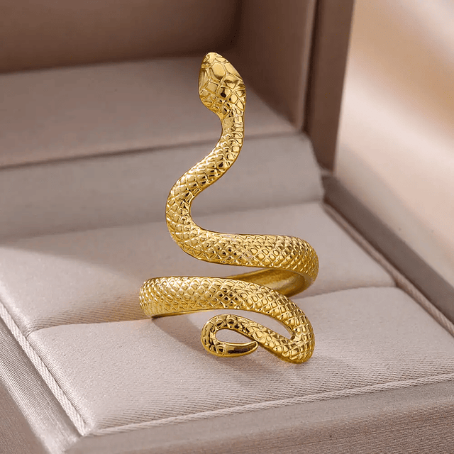 Stainless Steel Snake Rings 29