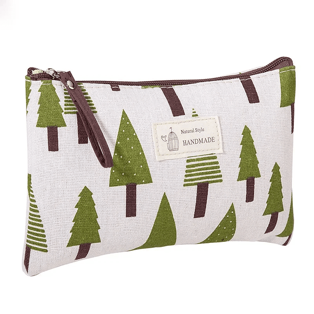 Portable Canvas Cosmetic Bag 12