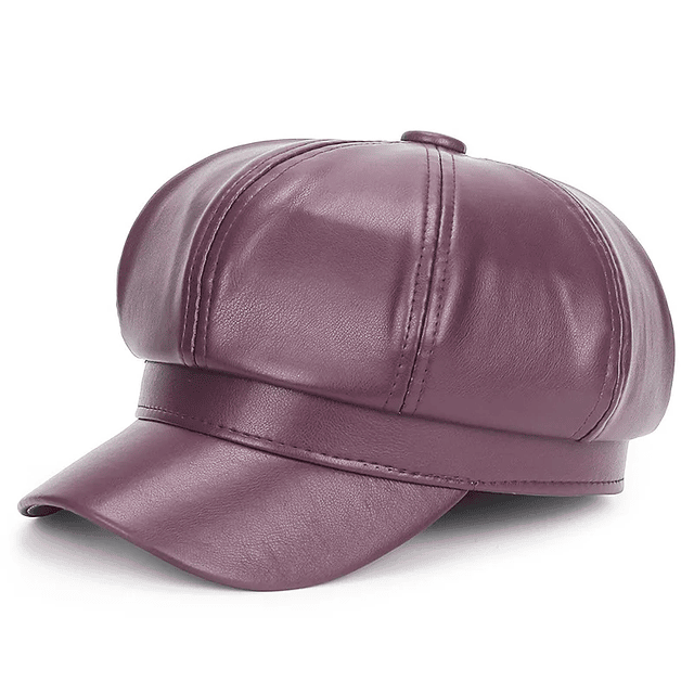 Adjustable PU Leather Berets 10