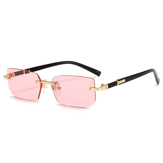 Rectangular Rimless Sunglasses 9