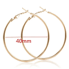 Large, exaggerated flat earrings 19