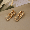 Retro Double Loop Earrings  1