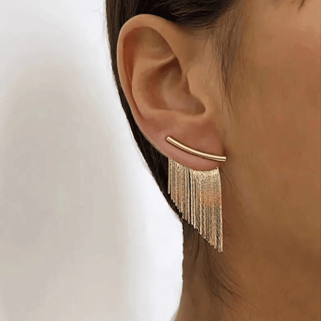 Bling long earrings 8