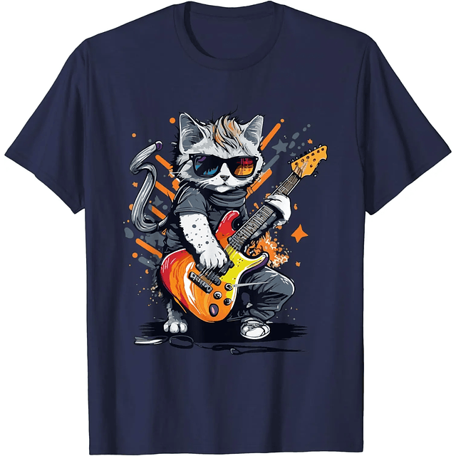 Camiseta engraçada de guitarra 2