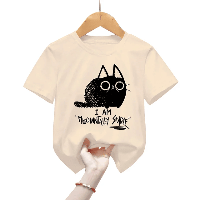 Camiseta infantil Meowntal 4