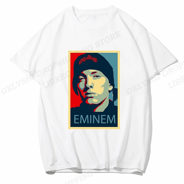 eminem t-shirts de algodão 4