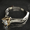 anel  1 quilate de diamante 4