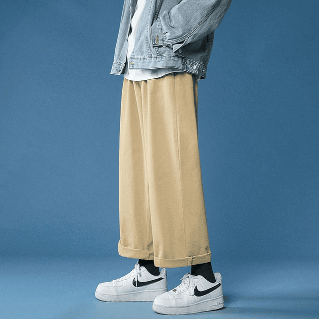 Hip-hop Loose Straight Pants 5