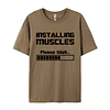 Installing Muscles Please Wait T Shirt  8