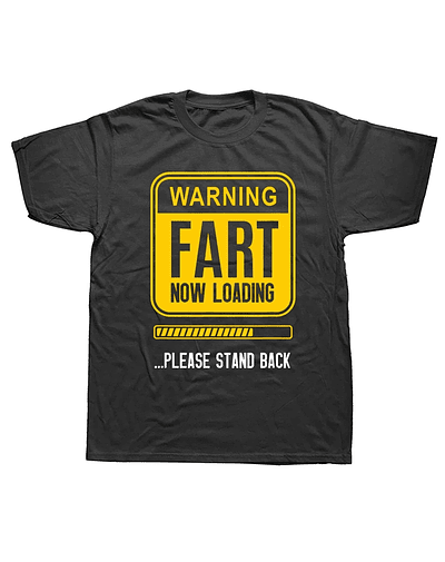 Funny Warning Fart Now Loading ... T-shirt