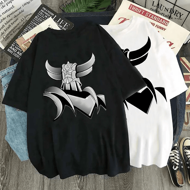 Goldorak T Shirt Men Japanese Anime Mazinger Grendize 1