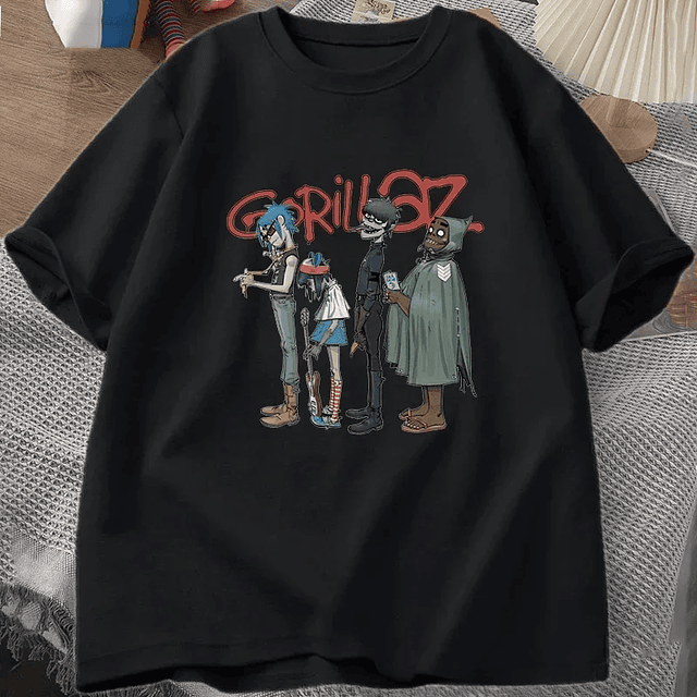 Music Band Gorillaz PUNK ROCK T Shirt  5