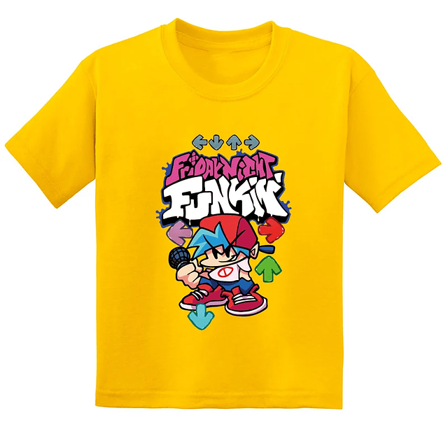 Friday Night Funkin Print Cartoon Kids T shirt  24