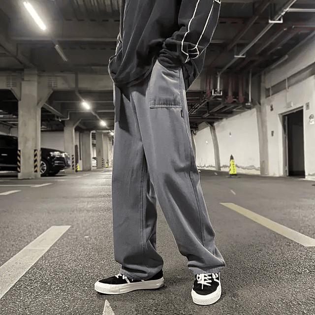 Jogger pants Loose Straight Wide Leg Pants 2