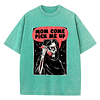 Mom Come Pick Me Up Skull Phone Women Tshirt  9